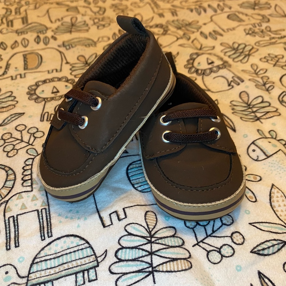 First Steps Boys Crib Shoes